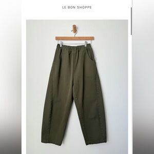 Le Bon Shoppe Arc Pants - M - Olive Green